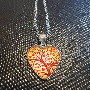 Love and that Tree of Life Heart Necklace
